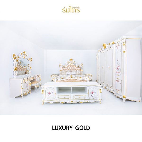 ชุดห้องนอนหลุยส์ Luxury Gold