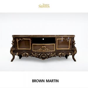 ตู้วางทีวีหลุยส์ Brown Martin