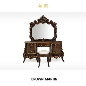 โต๊ะเครื่องแป้งหลุยส์ Brown Martin