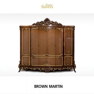 ตู้เสื้อผ้าหลุยส์ Brown Martin