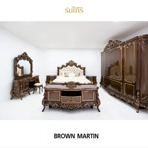 ชุดห้องนอนหลุยส์ Brown Martin