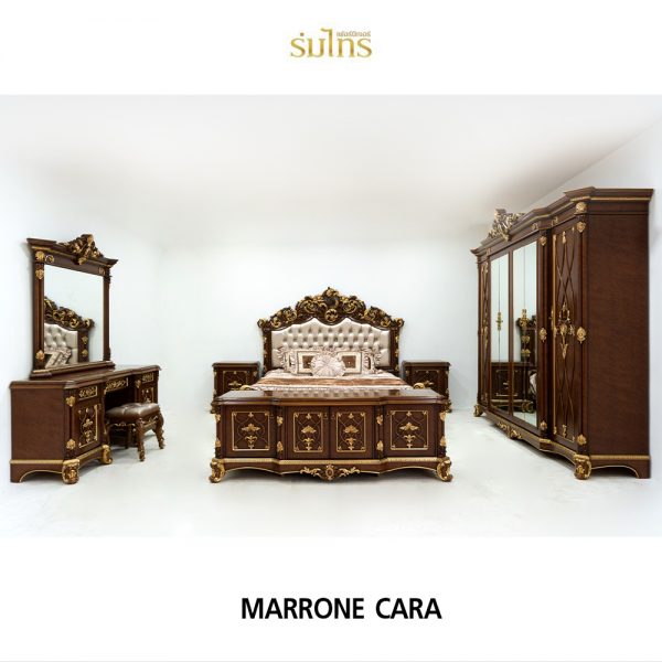 ชุดห้องนอนหลุยส์ Marrone Cara