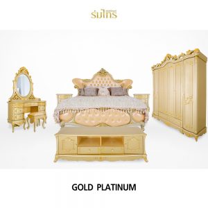 ชุดห้องนอนหลุยส์ Gold Platinum