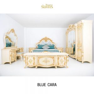 ชุดห้องนอนหลุยส์ Blue Cara