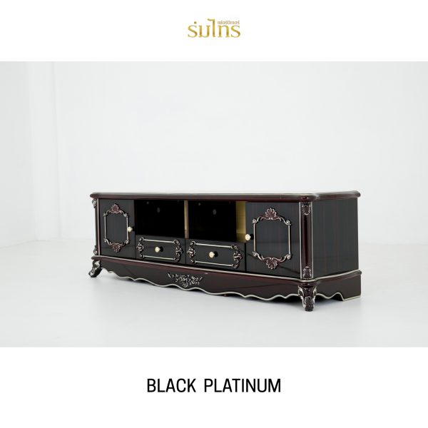 ชุดห้องนอนหลุยส์ Black Platinum